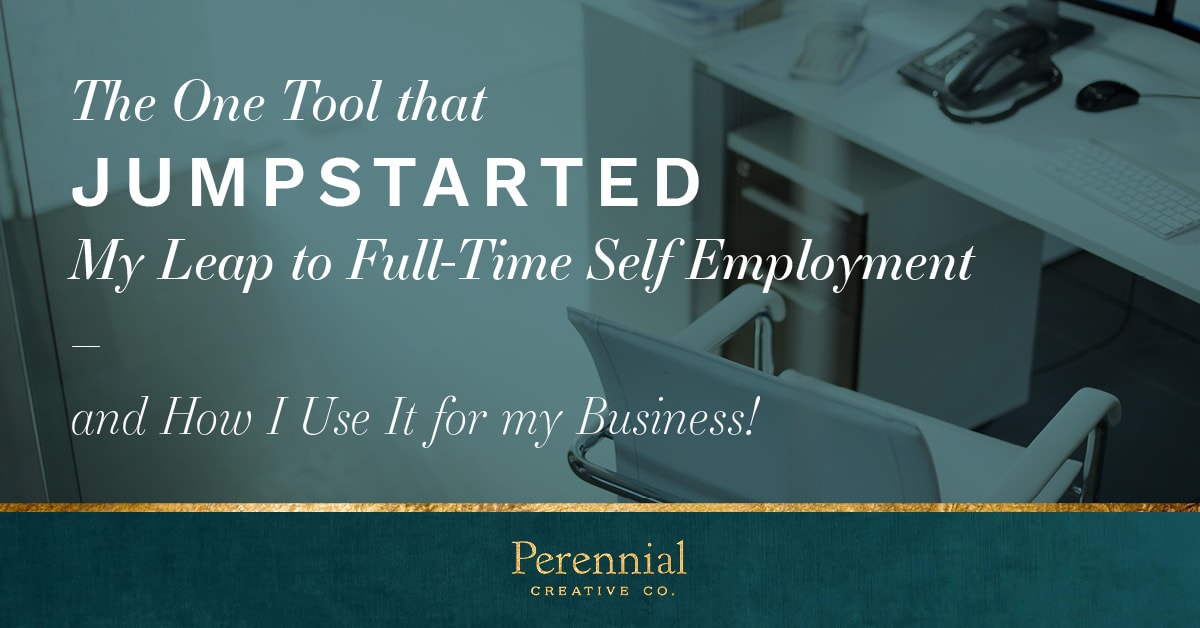 Anyone who has dreamed about, is in the process of, or successfully made the leap to full-time self employment knows it can be a scary jump.