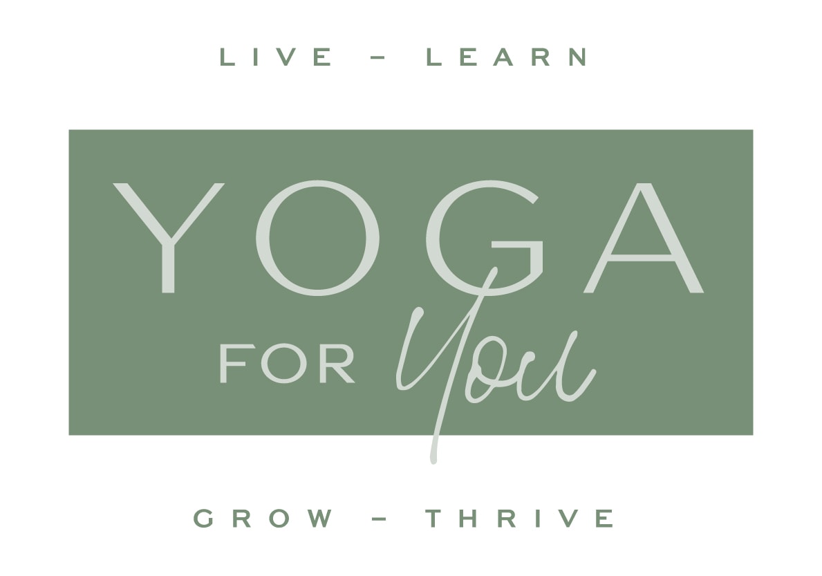 Yoga for You Wordmark Tagline Stacked BG GREEN ASH